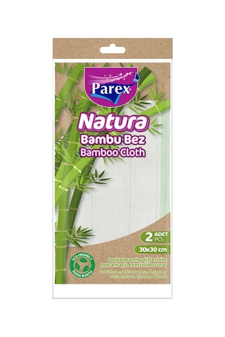 Parex Natura Bambu Bez 30 X 30 Cm 2'li Paket Beyaz