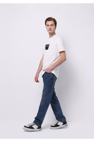 Colin's Colins Regular Fit Yuvarlak Yaka Düz Erkek Beyaz Kısa Kol Tişört Cl1075261 Q1.v1 Ofw