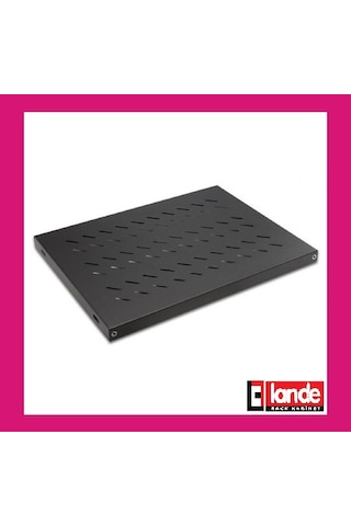 Lande Sabit Raf 19" Dikili Tip Kabinet Rafı D600Mm