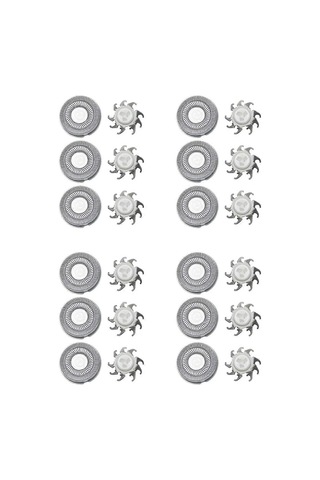 Fr8 Fs373 Fs339 Fs850 Fs858 Tıraş Başlığı Kesici Başlık İçin 12x Yedek Bıçaklı Tıraş Başlığı