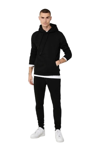 Only Erkek Kapüşonlu Sweatshirt Sİyah