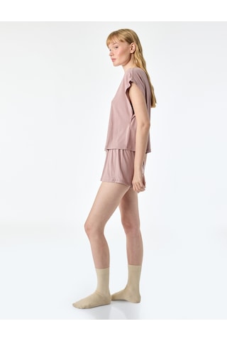Koton Beli Lastikli Rahat Kesim Modal Pijama Altı Pembe 6slk80007mk Gül