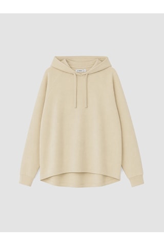 Lcw Curve Bej Büyük Beden Kadın Hoodie