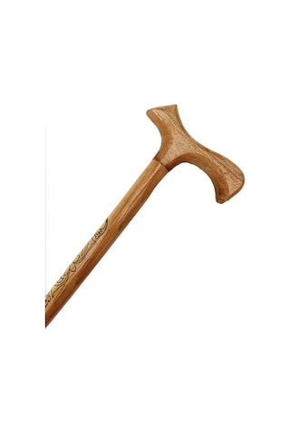 Kayın Gürgen Ağacından Ahşap Baston