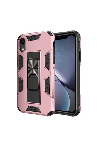 Apple Uyumlu iPhone Xr 6.1 Kılıf Zore Volve Kapak Rose Gold