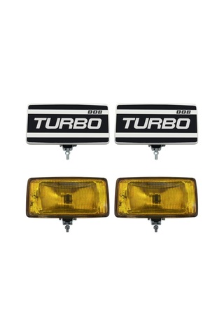 Turbo 008 Oto Sis Farı Sarı Camlı 2 Adet