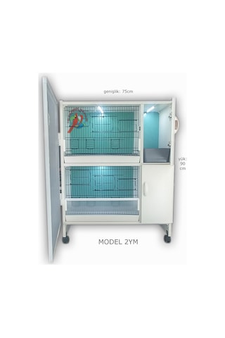 İstanbul Kafes Model 2Y Pvc Kuş Dolabı