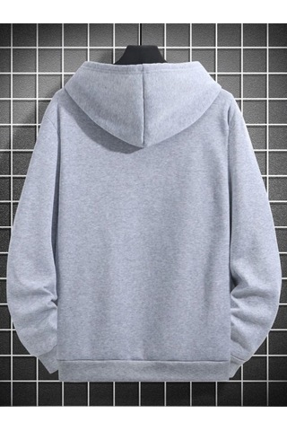 Altamira Unisex Paris Baskılı Kapşonlu Oversize Sweatshirt 001