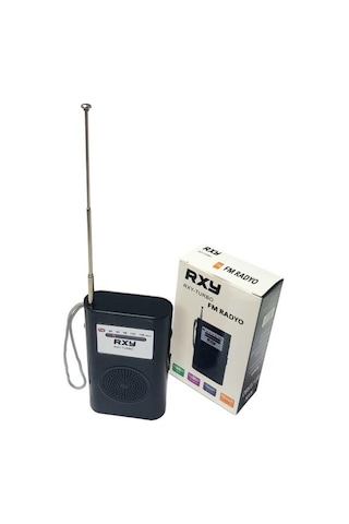 Roxy RXY-Turbo Cep Tipi Pilli Mini Analog Fm Radyo