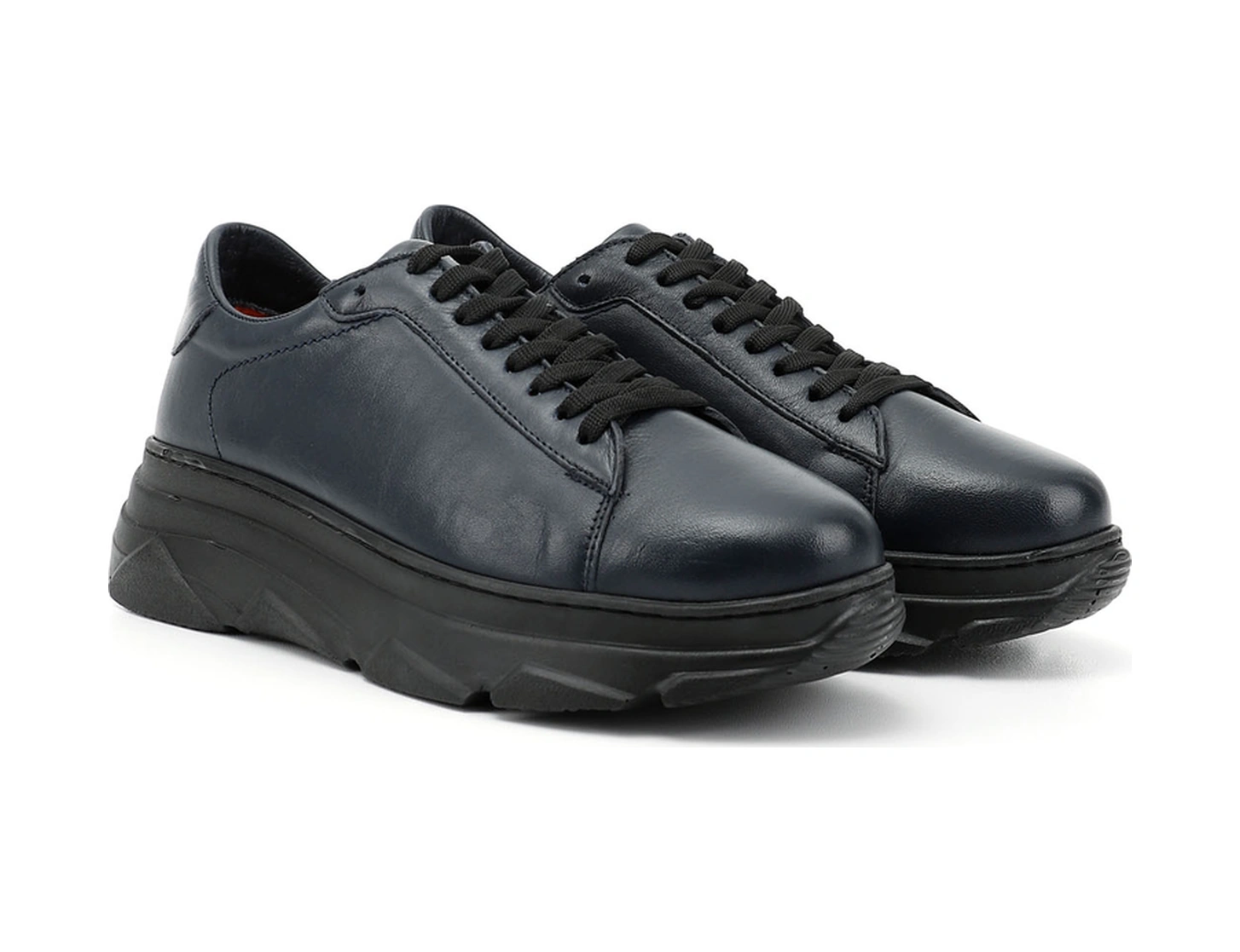 Gönderi(R) Gönderi R Kadın Lacivert Antik Bağcıklı Dolgu Taban Hakiki Deri Sneaker Dyza13424166 Lacivert