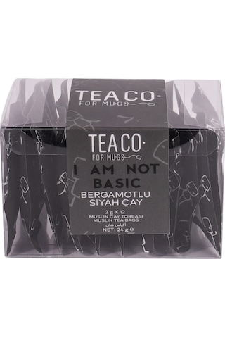 Tea Co. I Am Not Basic Bergamotlu Siyah Çay Müslin Torba 12 x 2 G