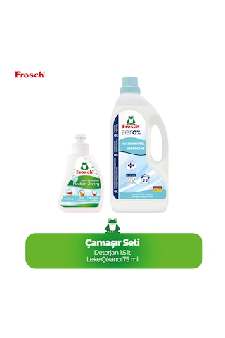 Frosch Çamaşır Seti 1,5 Lt Deterjan + 75 Ml Leke Çıkarıcı