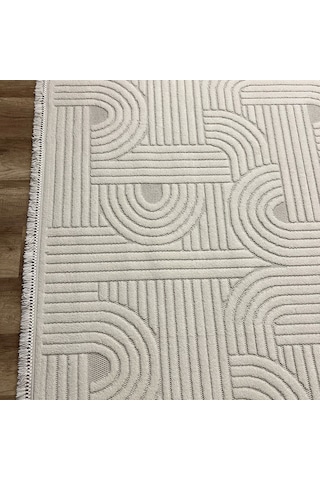 Hoom Rugs Level En270 Krem Modern Halı Krem