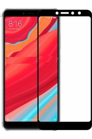 Xiaomi Redmi S2 Zore Kenarları Kırılmaya Dayanıklı Cam Ekran Koruyucu
