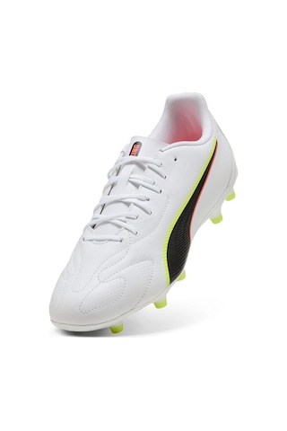 Puma King 20 Play Fg/ag Erkek Beyaz Krampon