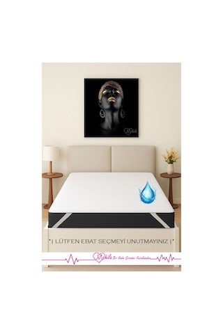 Sıvı Geçirmez Nonwoven Kumaş Yatak Alezi, Yatak Koruyucu, %100 Sıvı Geçirmez Beyaz