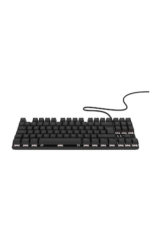 Hk410 Mekanik Kırmızı Switch 19 Mod Rgb Kablolu Siyah Tkl Türkçe Gaming Oyuncu Klavye