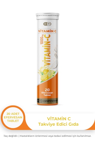 Orfarma Vitamin C Efervesan Tablet