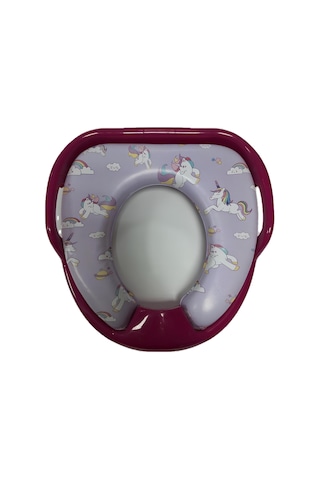 Softy Jumbo Kids - Bebek / Çocuk Klozet Kapağı Adaptörü - Pembe -unicorn