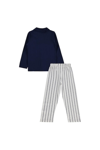 Civil Boys Önü Düğmeli 6-9 Yaş Pijama Takımı - Lacivert