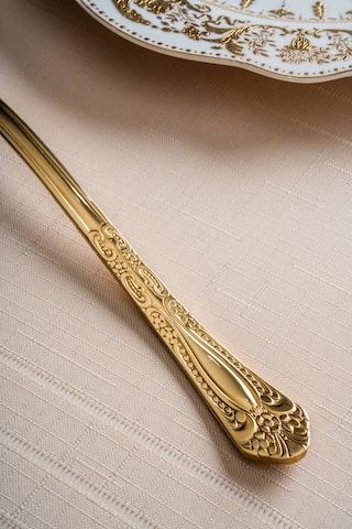 Acar Karat Star Gold Servis Spatulası - 30 Cm Gold/silver