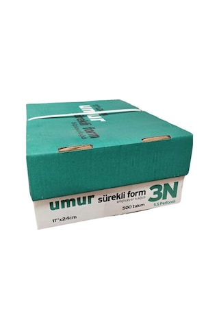 Umur Sürekli Form 11x24 3 Nüsha 5.5 Perforeli 500 Lü