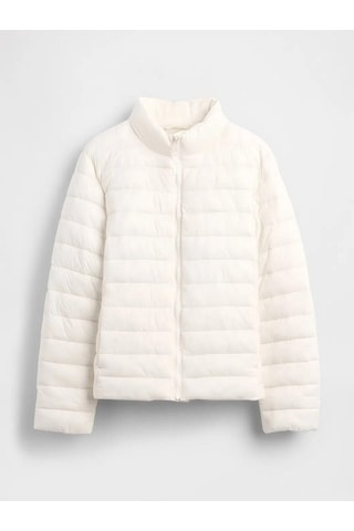 Gap 791284001 V-frch Logo Lw Puffer Jkt Kadın Mont Bej