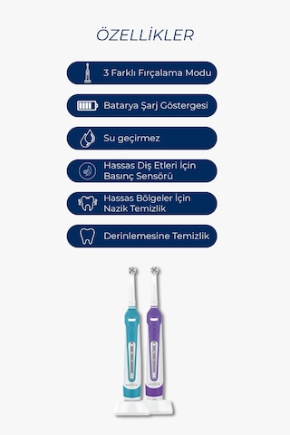 Direct Nexus Şarj Edilebilir Elektrikli Diş Fırçası