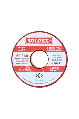 Lehim 0.50Mm 100Gr Soldex 60/40