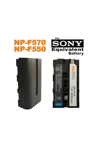 Sony Video Kameralar Için Np F330 Np F550 Np F570 Batarya Pil