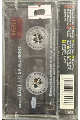 Plak Değildir Kaset Tir East 17: Up All Night Kaset