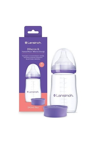 Lansinoh Natural Wave Biberon Ve Biberon Emziği 160 Ml