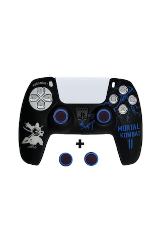 Ps5 Dualsense Mortal Kombat Koruyucu Silikon Kılıf + Analog Silikon Koruyucu