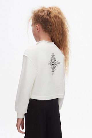 Xo Kids Kız Çocuk Sweatshirt 8-14 Yaş 37319 Ekru