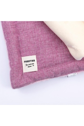 Pawstar Lüx Pet Mat Kedi Köpek Yatağı Yıkanabilir Rose 70-100cm