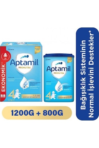 Aptamil 4 Çocuk Devam Sütü 1200 + 800 G