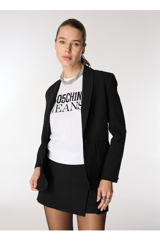 Moschino Jeans Beyaz Kadın Baskılı T-shirt A0702-4001