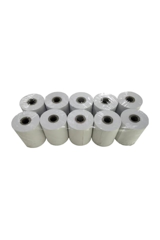 10 Adet 56 Mm X 16 Metre Yazar Kasa Ve Pos Makinesi Termal Kağıt Rulosu