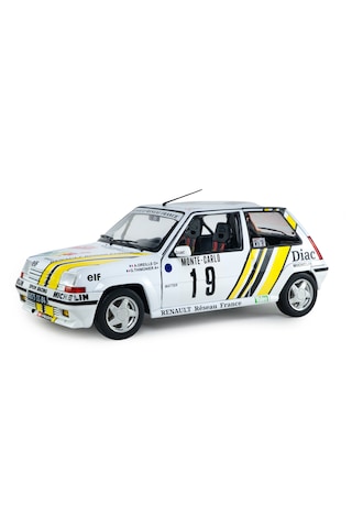 1:18 Ölçek Solido 1989 Renault 5 Gt Turbo Mk2 19 Diecast Metal Minyatür Model Araba 25cm