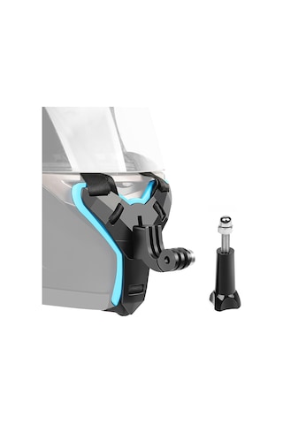 Dofolink Motorcycle Kask Açık Yüz Tutucu, Gopro Hero 10/9/8/7/6/5/4/3 Sjcam Djı Osmo Action Xıaoyı İçin Evrensel Tekerlekli Tutanak Vidalı