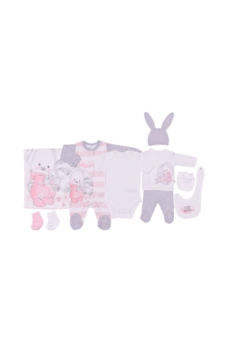 Organik Lıttle Frıends 10'lu Zıbın Mavi Pembe