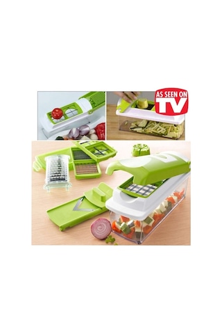 Nicer Dicer Plus Doğrayıcı Rende Mutfak Robotu Çok Fonksiyonlu Soğan Sebze Dilimleyici Doğrama 446721