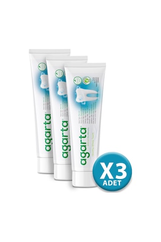 Agarta Bitkisel Florürsüz Diş Macunu 3 x 100 ML