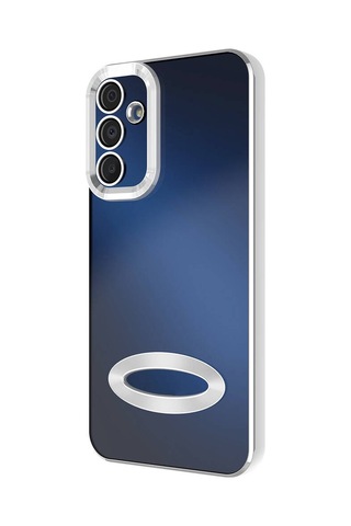 Samsung Uyumlu Galaxy A25 Kılıf Kamera Lens Korumalı Logo Gösteren İnce Hafif Vardar Gümüş