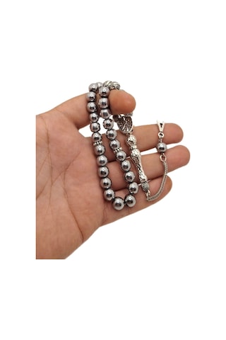 Han Ticarethane İsme Özel Gümüş Hematit Taşlı Tesbih Soru&cevap Kısmından Yazılmasını İstediğiniz İsmi Belirtiniz