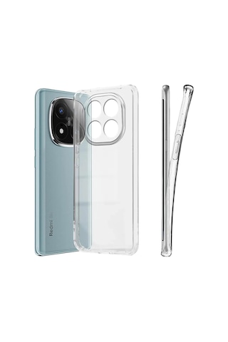 Redmi Note 15 Pro Plus 5g Lüx Şeffaf Silikon - Şeffaf