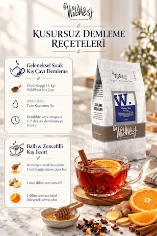 Wildwest Wild West Doğal Kış Çayı Bitki ve Meyve Çayı Harmanı 200 G