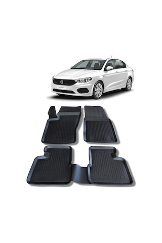 Fiat Egea Paspas Sedan 2015 2022 Arası 3D Havuzlu Wöller Paspas