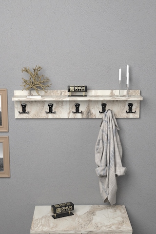 Askılık Duvar Elbise Askılığı Portmanto 80 Cm Efes Düz Çok Renkli