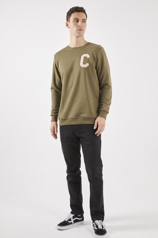 Boston Haki O-yaka Sweatshırt Haki